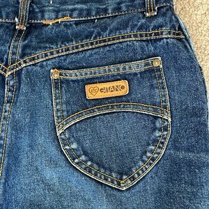 Vintage Gitano High-Rise Women’s Jeans in Dark Blue Denim.
